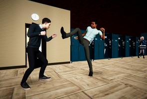 Bad Guys Fight at School скриншот 1