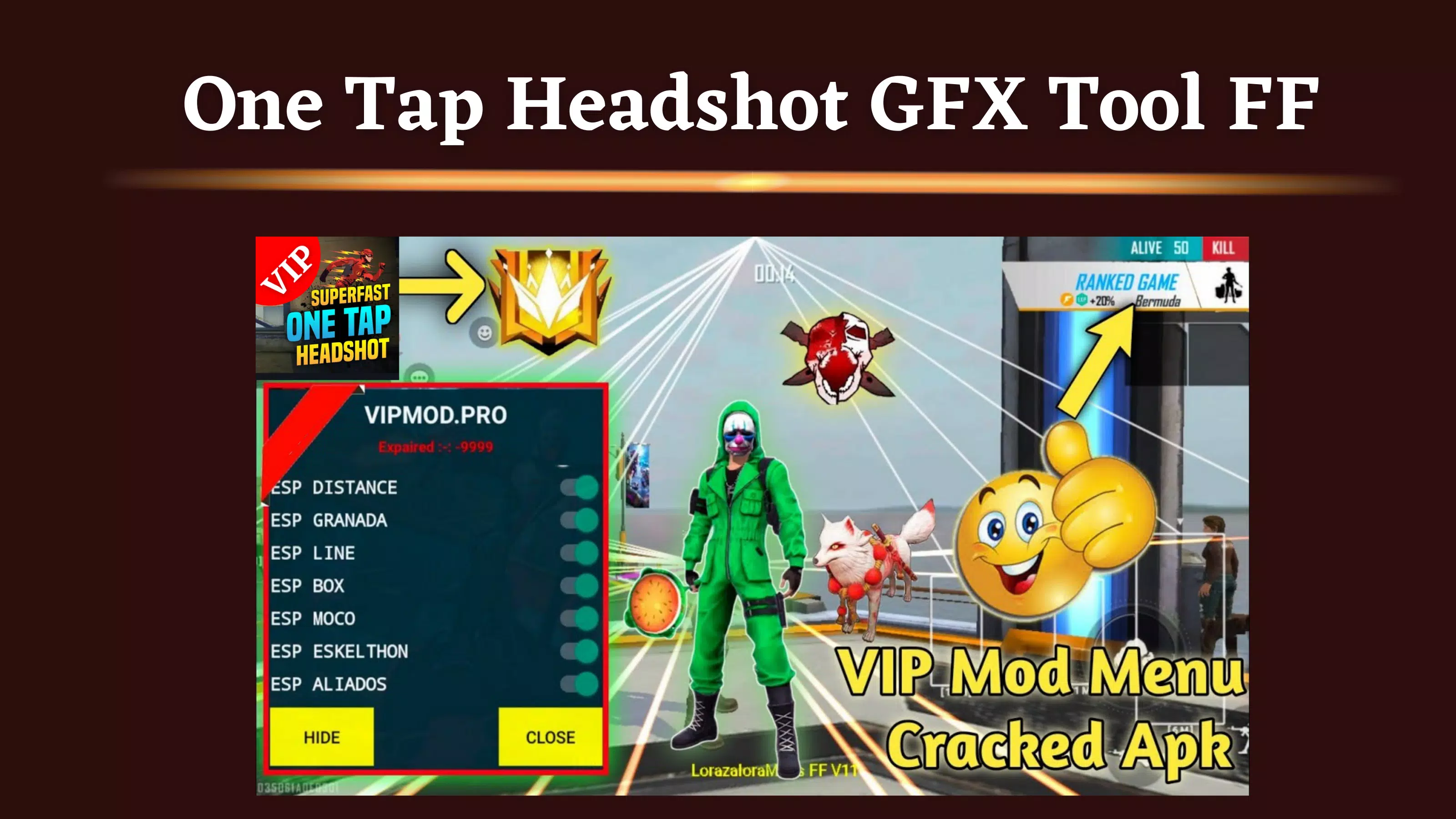 One Tap Headshot Pro:GFX Tool APK for Android - Download