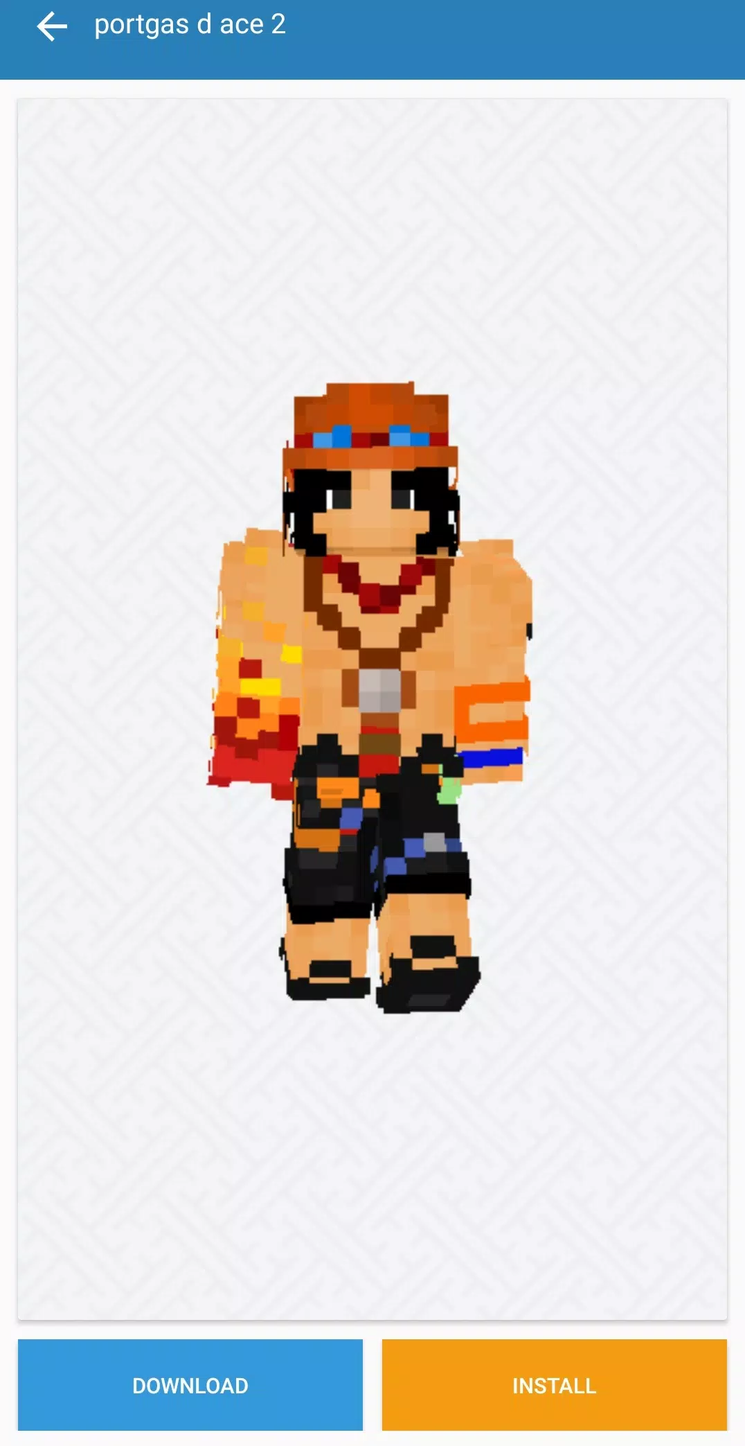 FIZ A SKIN DO PORTGAS D. ACE DO ONE PIECE no ROBLOX 