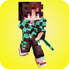 Demon Slayer Skin Minecraft PE simgesi