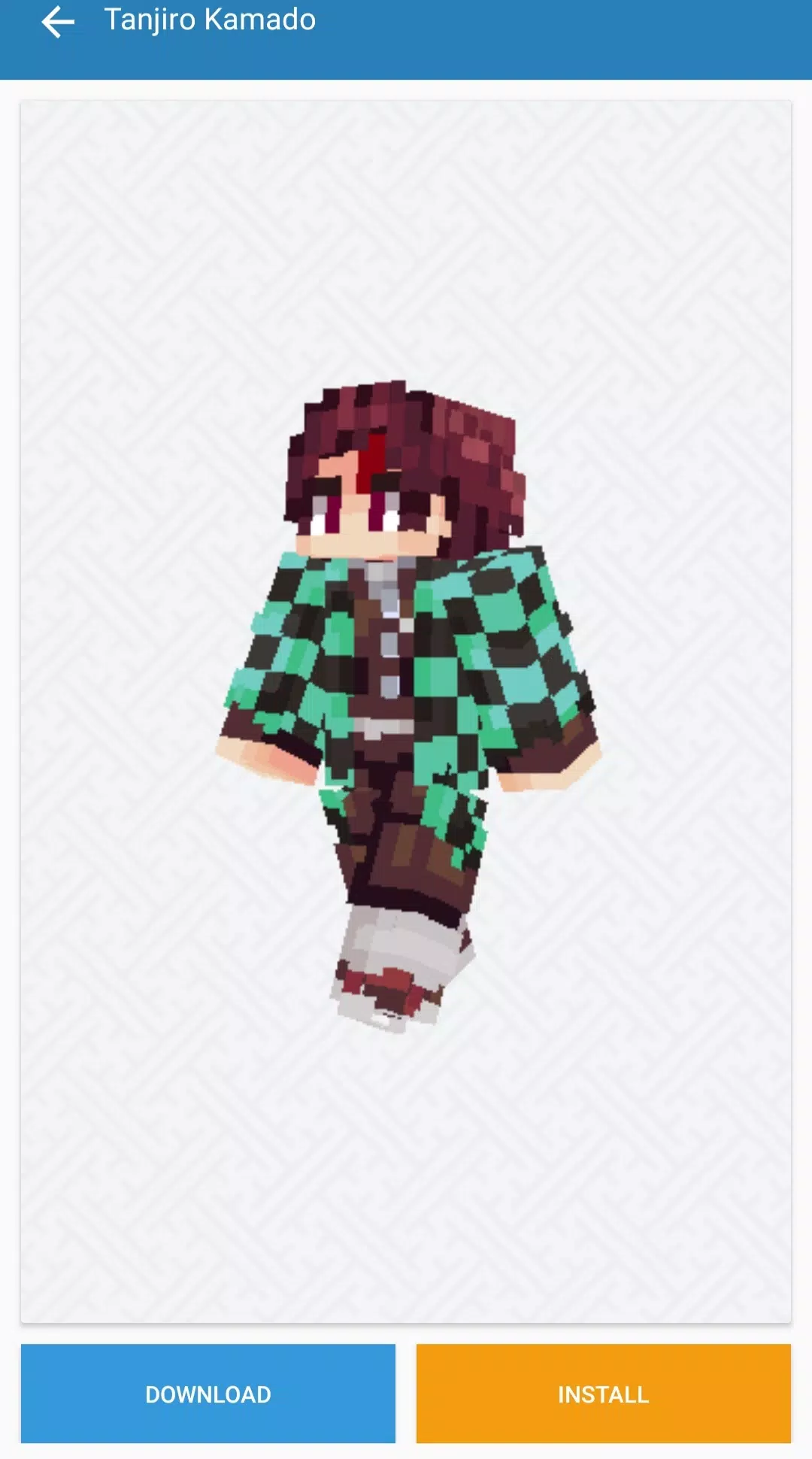 Demon Slayer Skin Minecraft Pe Apk For Android Download