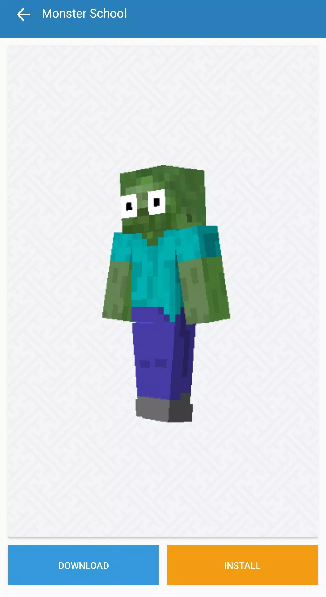 Zombie Herobrine(3d better in Preview) Minecraft Skin