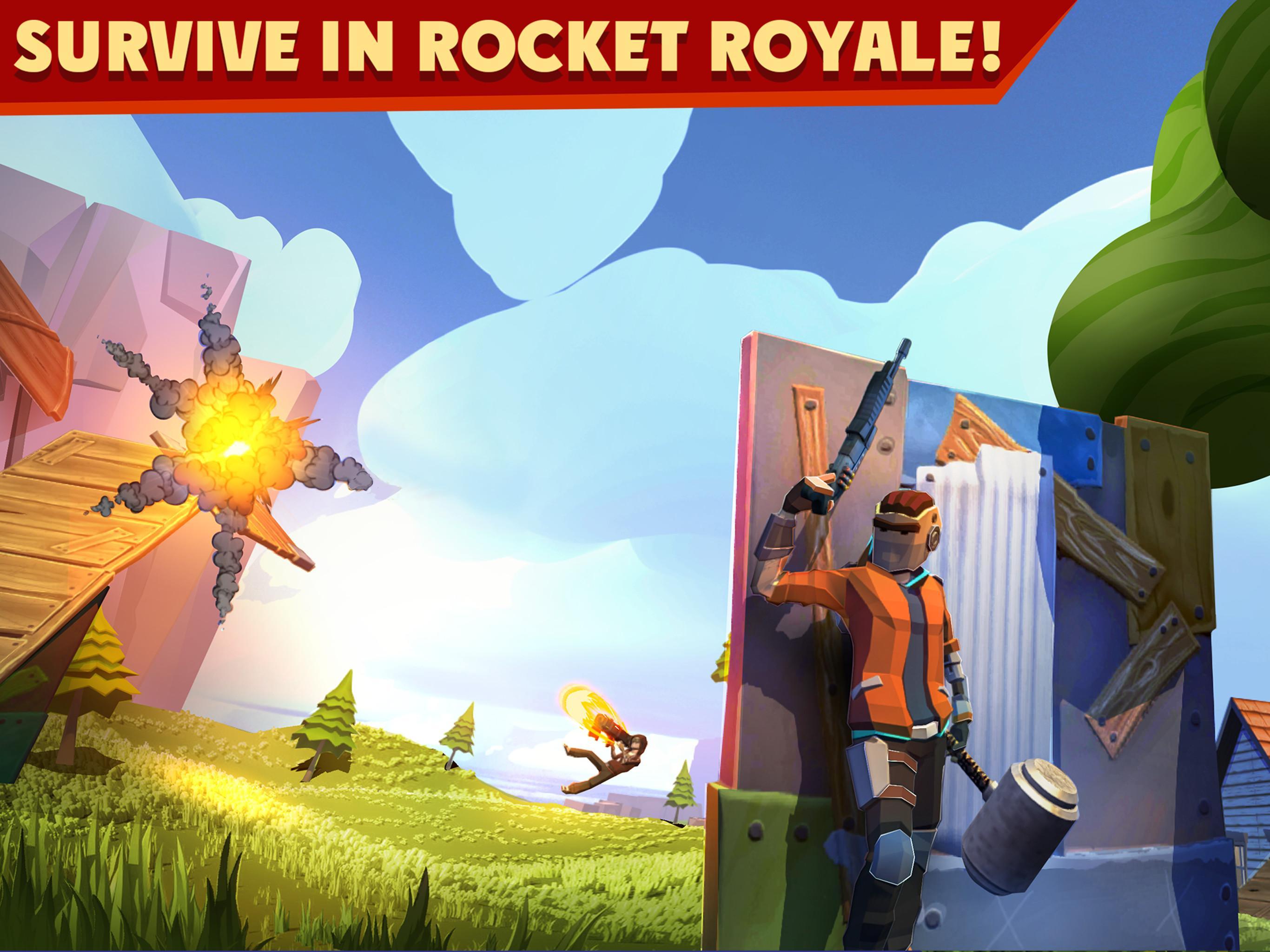 Rocket Royale For Android Apk Download - 2 pros vs 100 noobs roblox fortnite battle royale