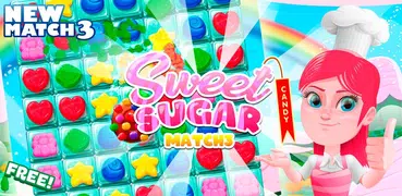 Sweet Sugar Match 3 Candy Game