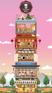 Mahjong Cooking Tower - Match & Build Your Shop syot layar 5