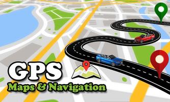 GPS, cartes et navigation Affiche