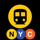 مترو أنفاق نيويورك - خريطة MTA وطرق أيقونة