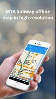 New York Subway – MTA map and routes পোস্টার