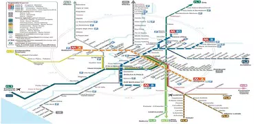 Metro de Roma - Planejamento de mapas e rotas