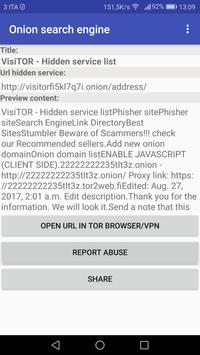 Onion Search Engine Privacy and Anonymous Browser screenshot 14