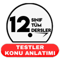 12.Sınıf Tüm Dersler TYT - AYT