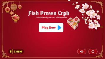 Fish Prawn Crab Affiche