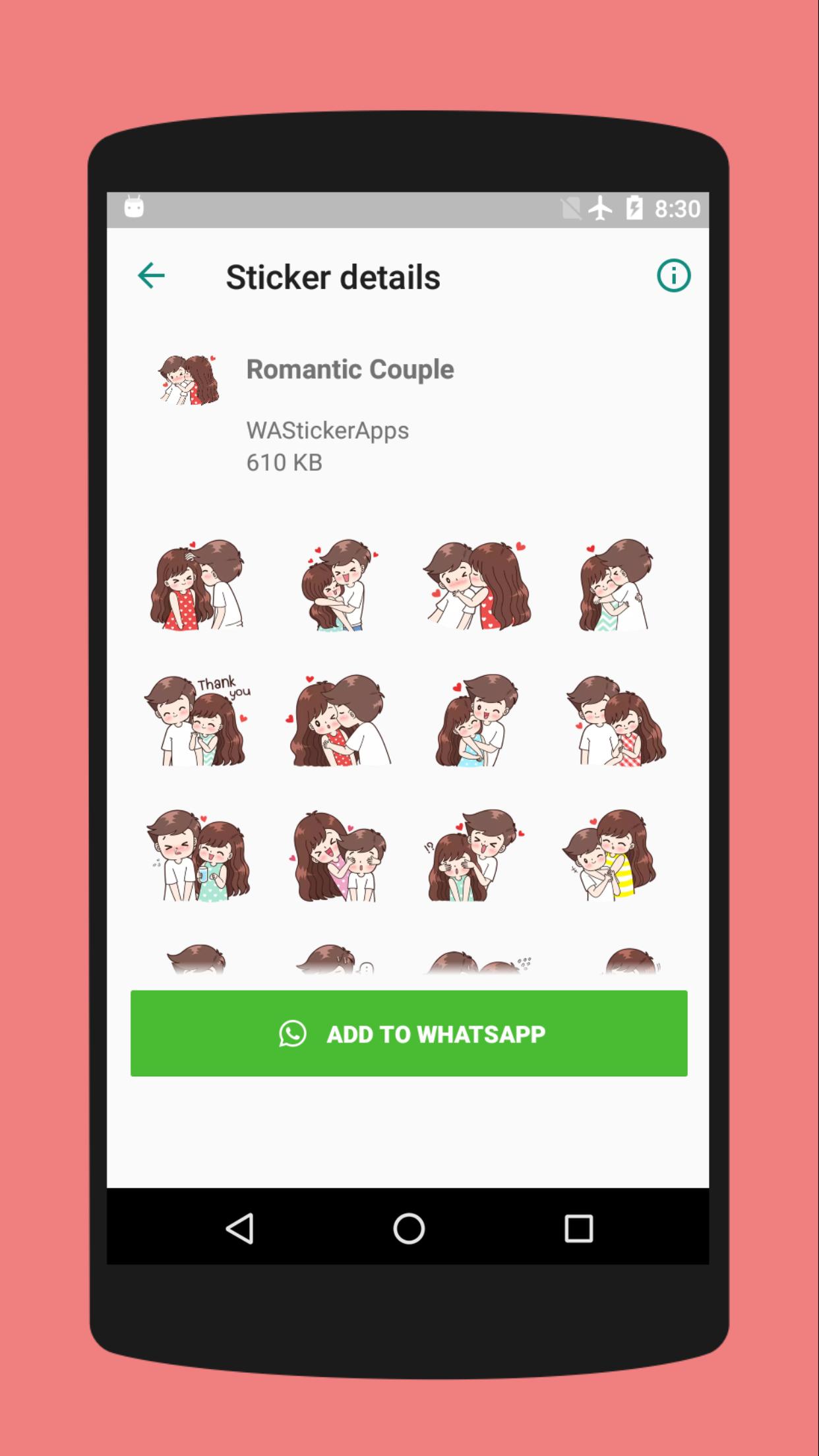 Romantic Couple Sticker For Android Apk Download