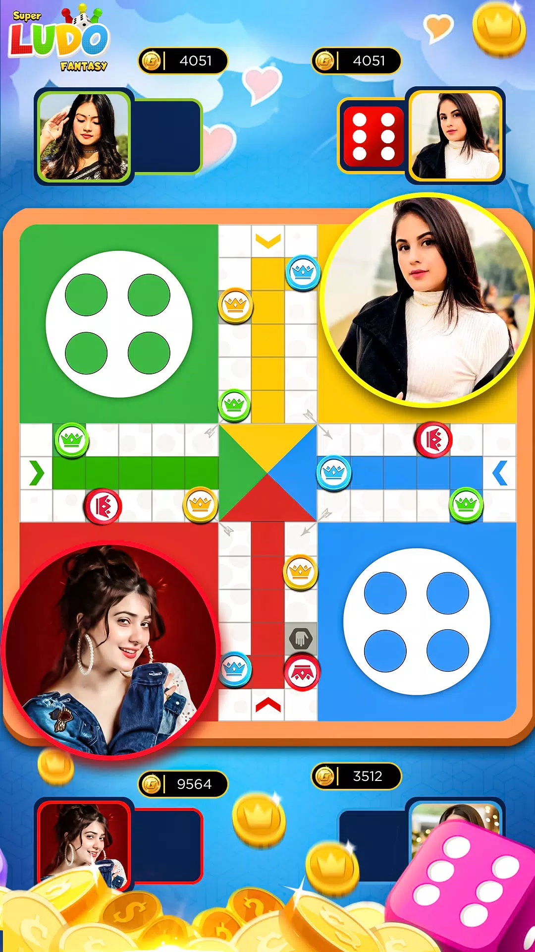 Ludo Multiplayer Challenge - Jogo Gratuito Online