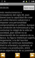 AUDIOLIBRO: Jean Genet تصوير الشاشة 1