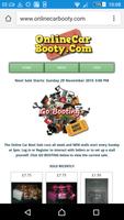 Online Car Booty Car Boot Sale Affiche