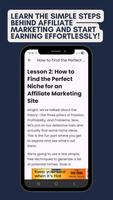 Affiliate Marketing Tutorials تصوير الشاشة 2