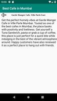 Best Cafe in Mumbai capture d'écran 1