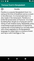 Famous food in Bangladesh capture d'écran 1