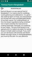 Famous food in Bangladesh screenshot 2