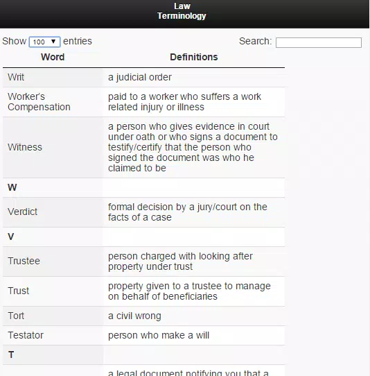Basic Law Terms APK for Android Download