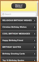 All Type Birthday Wishing SMS Plakat