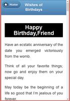 All Type Birthday Wishing SMS স্ক্রিনশট 1