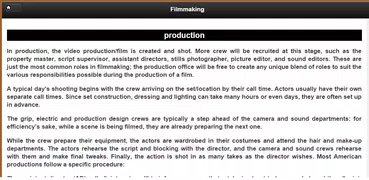 Filmmaking Methods
