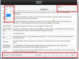 Glossary of Journalism Terms capture d'écran 3