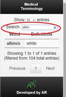 Medical Dictionary capture d'écran 2