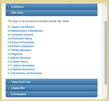 برنامه‌نما Basics of Microeconomics عکس از صفحه