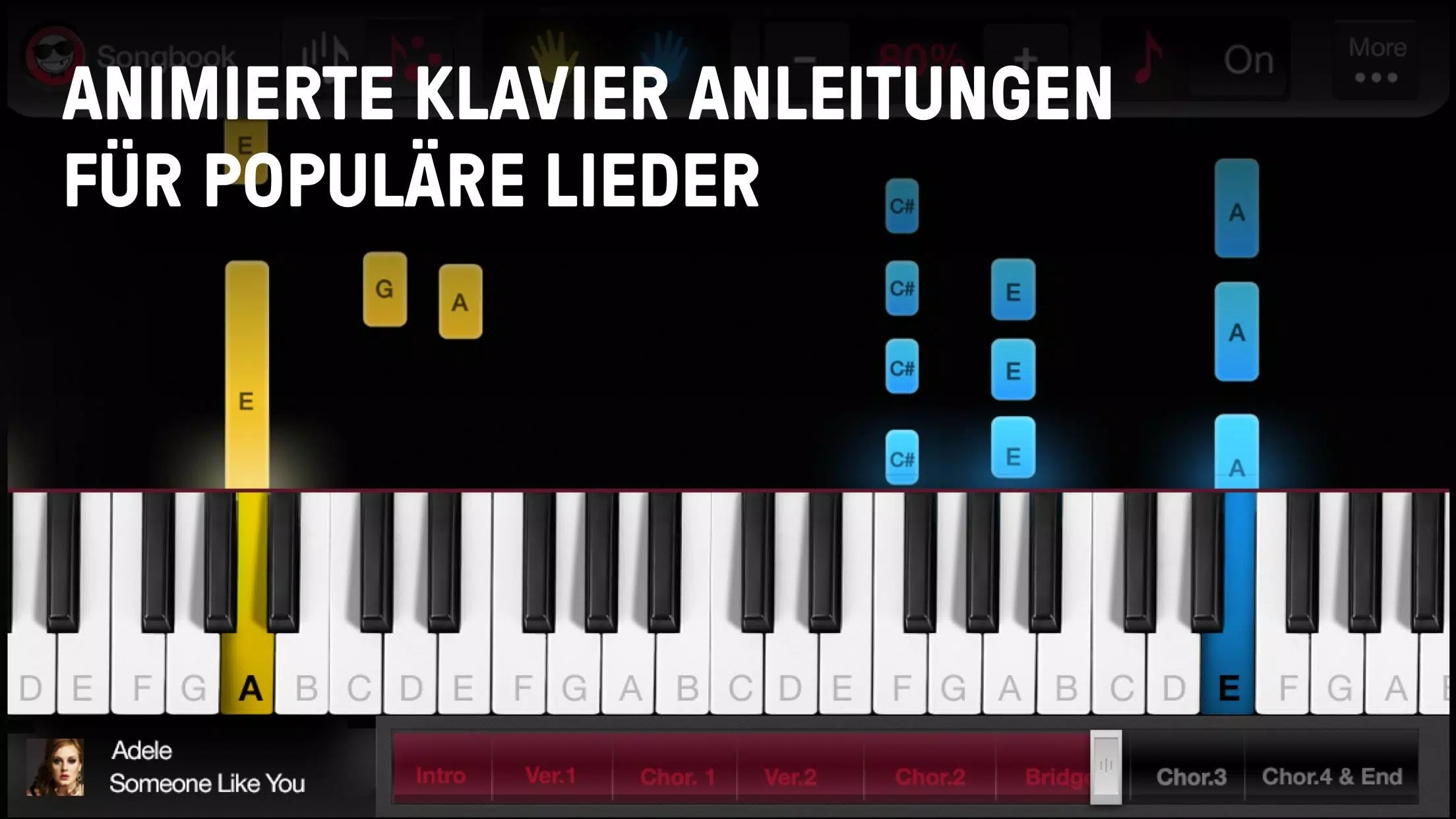 Online-Klavierunterricht Songs APK für Android herunterladen