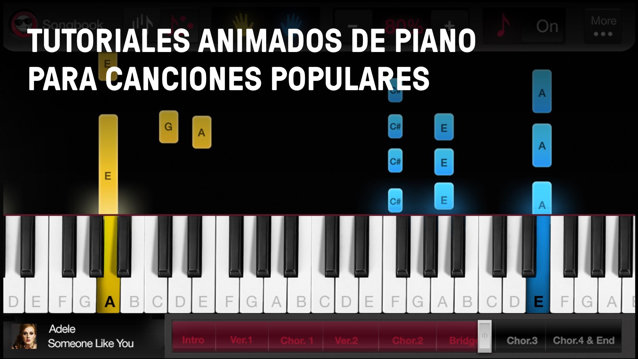 Descarga de APK de Lecciones de piano canciones para Android