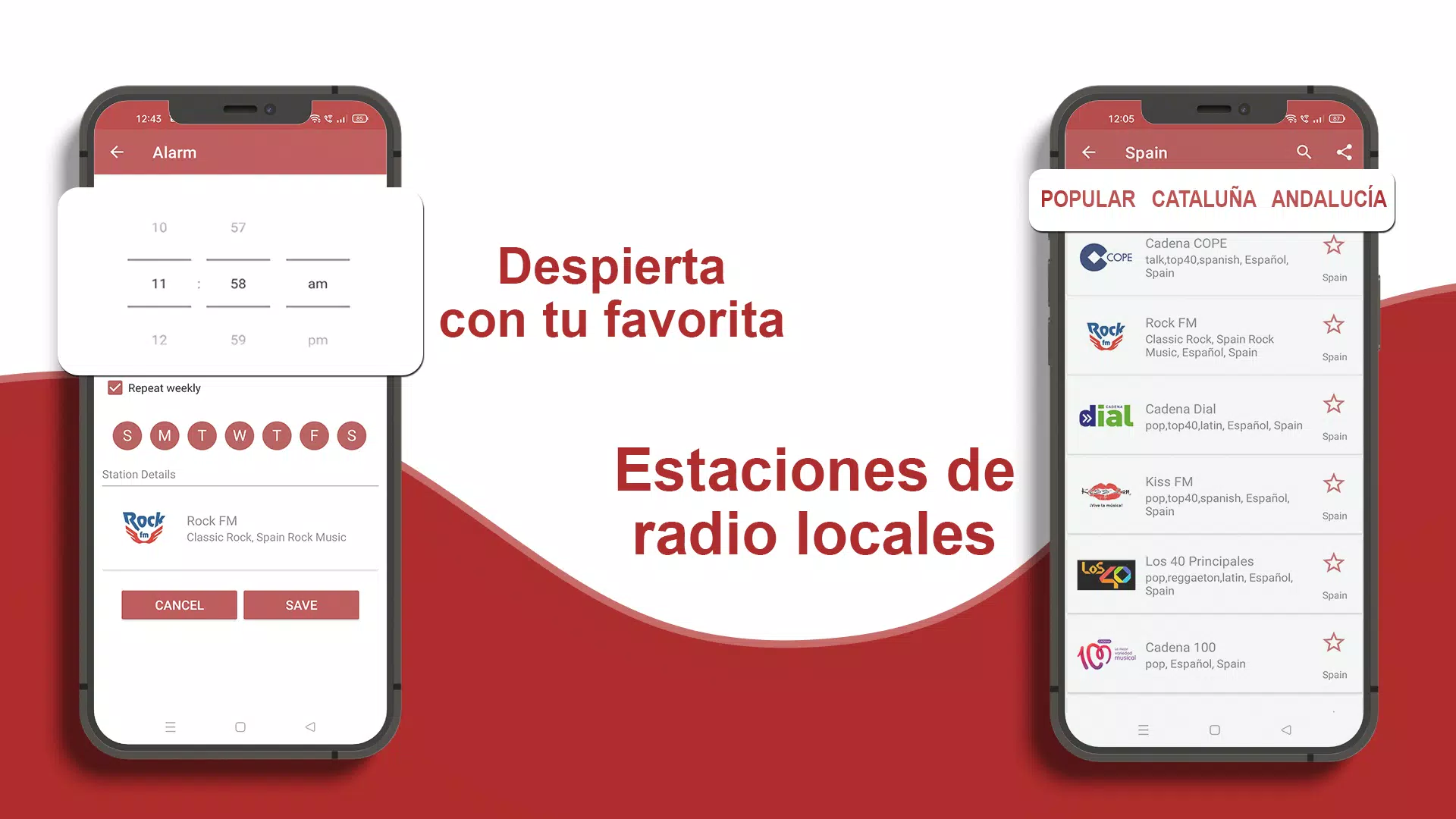Descarga de APK de Radio FM: AM, Radios De España para Android