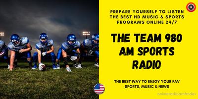 The Team 980 Sports Radio Affiche