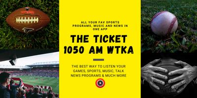 The Ticket 1050 Am WTKA Sports Radio screenshot 2