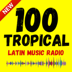 Tropical 100 Latin Music Radio icône