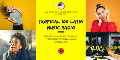 Tropical 100 Latin Music Radio capture d'écran 2
