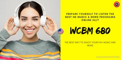 WCBM 680 News Radio Affiche