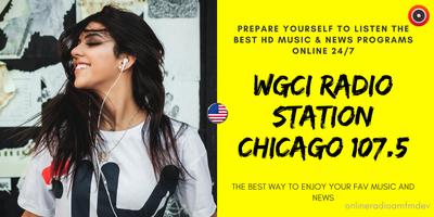 WGCI 107.5 Chicago Radio Station Affiche