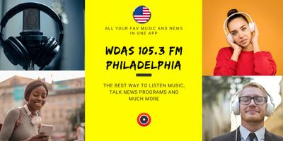 WDAS Fm 105.3 Philadelphia Radio Station Free App capture d'écran 2