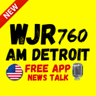 WJR 760 Am Detroit Talk News Radio Station icône