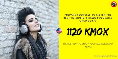 1120 KMOX Missouri Radio Affiche