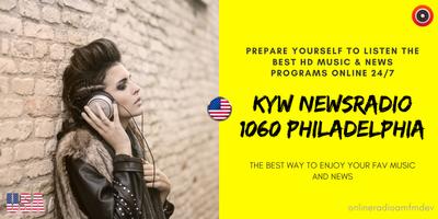 KYW Newsradio 1060 Philadelphia USA 📻 plakat