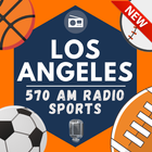 570 Am Radio Los Angeles KLAC Sports Radio icône
