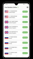 Online Virtual Number- Receive SMS Verification Cartaz
