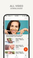 All Video downloader - Download videos اسکرین شاٹ 1