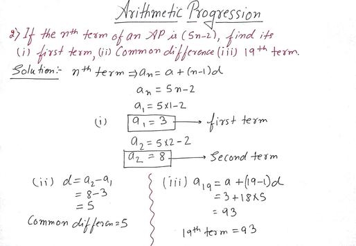 Math Handwritten Notes of 10th Class screenshot 2