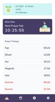 Prayer Times and Qibla Finder ảnh chụp màn hình 2
