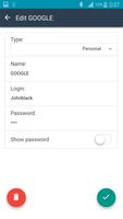 Free Password Safe Manager PIN secure captura de pantalla 3